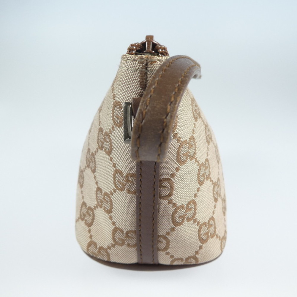 Gucci Gg Pattern Accessory Pouch Brown - image 5